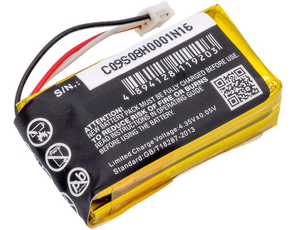 3.7V, 800mAh, Li-Polymer Battery fits Gopro, Chdha-301, Hero +, 2.96Wh