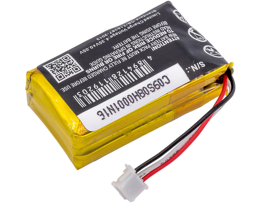 3.7V, 800mAh, Li-Polymer Battery fits Gopro, Chdha-301, Hero +, 2.96Wh