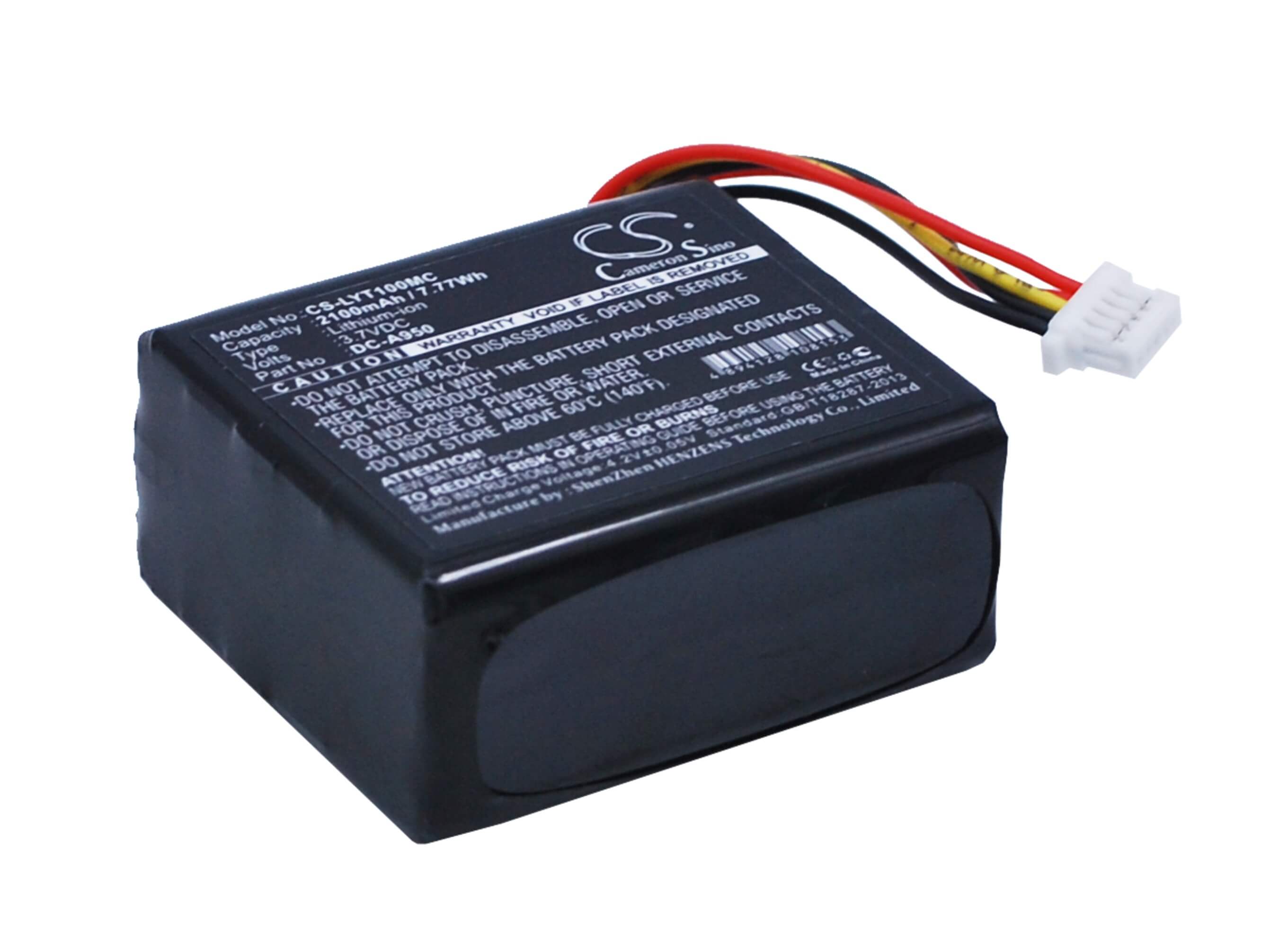 3.7V, 2100mAh, Li-ion Battery fits Lytro, Illum A1, Illum F1, 7.77Wh