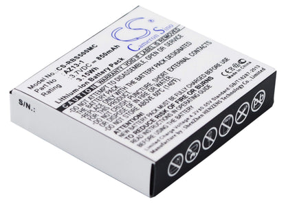 3.7V, 850mAh, Li-ion Battery fits Xiaomi Yi, Az13-1, Az13h, 3.145Wh