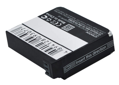 3.7V, 950mAh, Li-ion Battery fits Gopro, Hero 4, Hero 4 Black, 3.515Wh