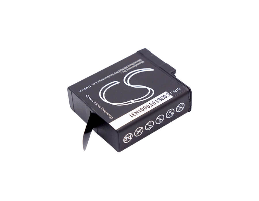 3.85V, 900mAh, Li-ion Battery fits Gopro, 601-10197-00, Aabat-001, 3.465Wh