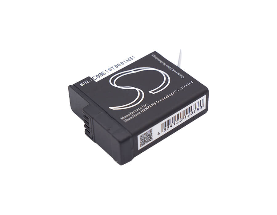 3.85V, 900mAh, Li-ion Battery fits Gopro, 601-10197-00, Aabat-001, 3.465Wh