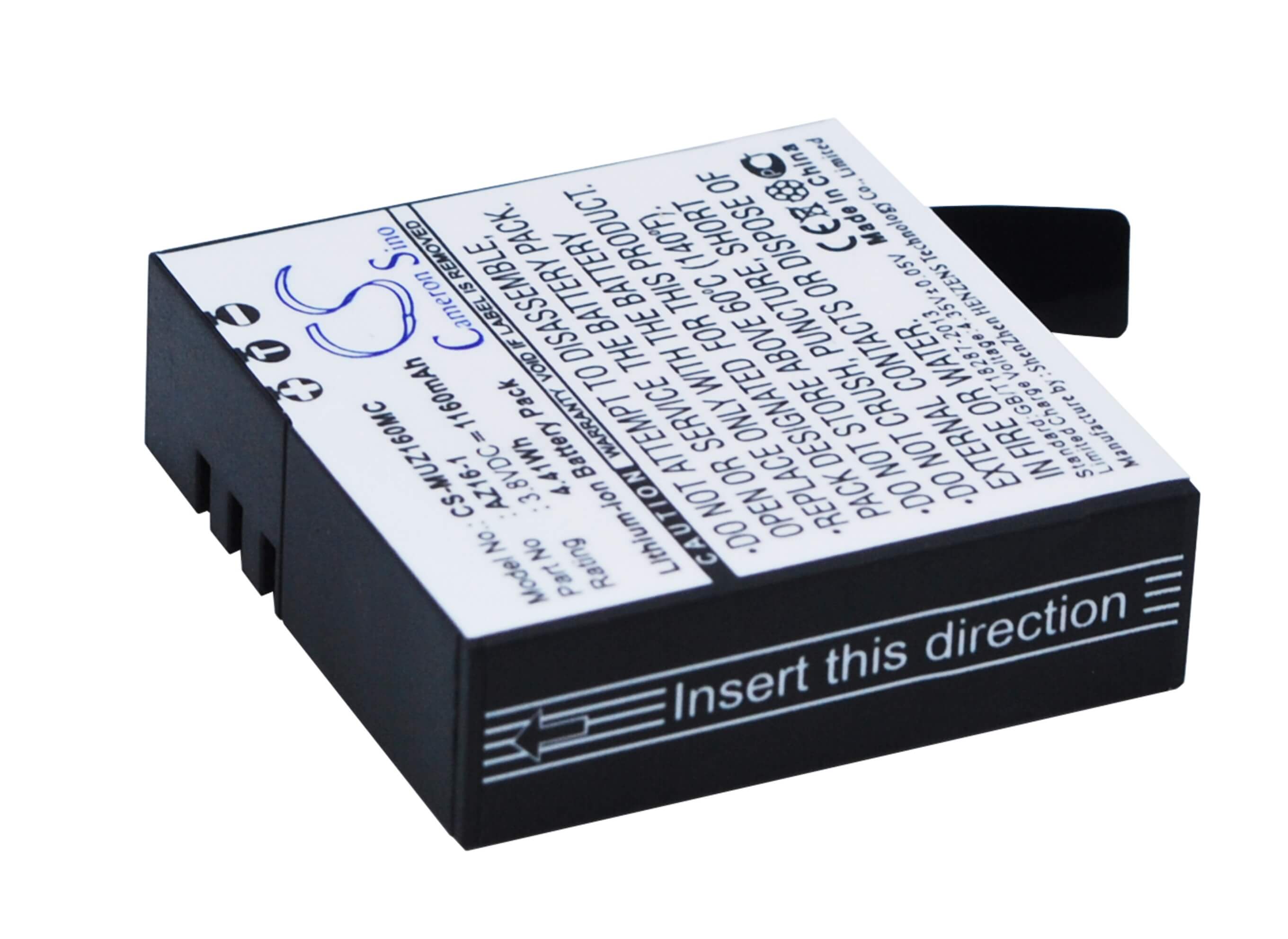 3.8V, 1160mAh, Li-ion Battery fits Xiaomi, Az16, 4.408Wh