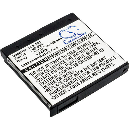 3.7V, 450mAh, Li-ion Battery fits Sony, Cyber-shot Dsc-t7, Cyber-shot Dsc-t7/b, 1.665Wh