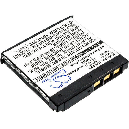3.7V, 450mAh, Li-ion Battery fits Sony, Cyber-shot Dsc-t7, Cyber-shot Dsc-t7/b, 1.665Wh