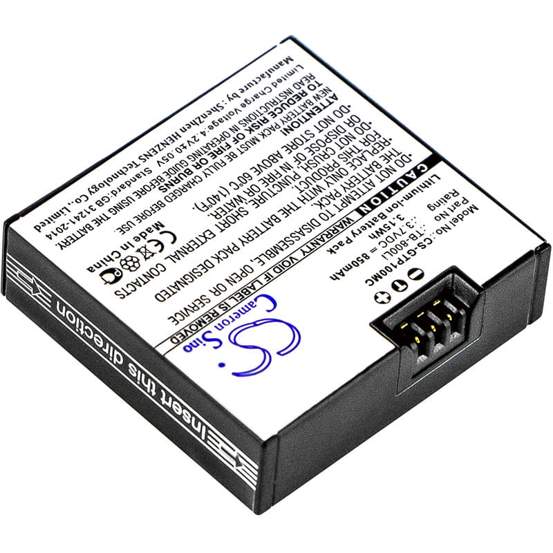 3.7V, 850mAh, Li-ion Battery fits Gotop, G1, 3.145Wh