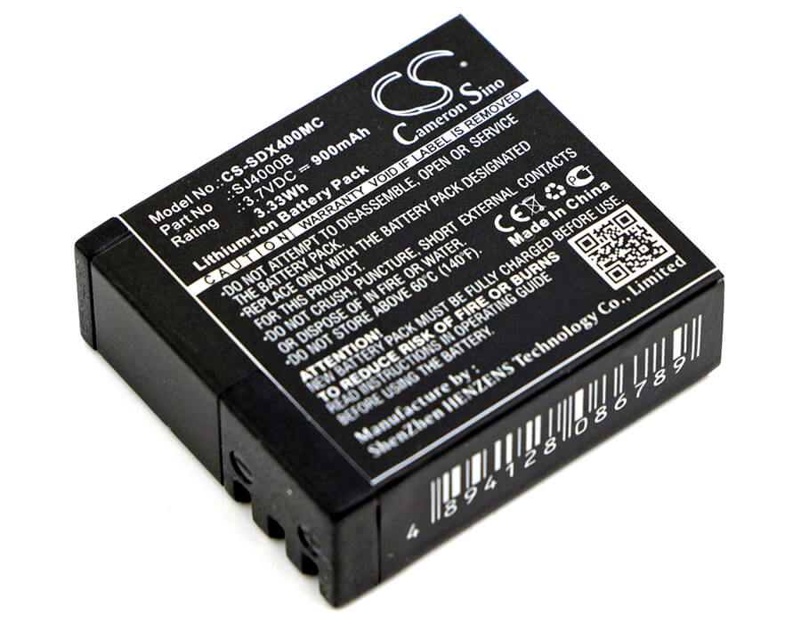 3.7V, 900mAh, Li-ion Battery fits Cybernetik, Uhd 4k, Ultra Hd 4k, 3.33Wh