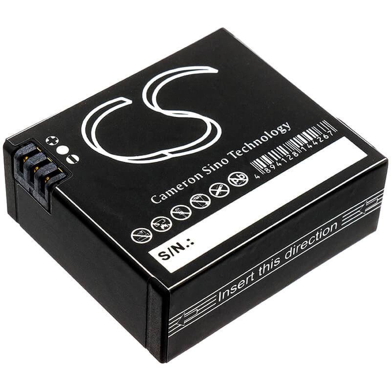 3.7V, 850mAh, Li-ion Battery fits Aee, D90, Lyfes72, 3.145Wh