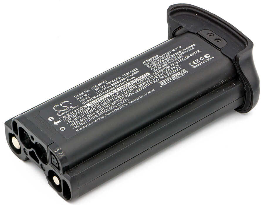 12.0V, 2000mAh, Ni-MH Battery fits Canon, Eos 1d, Eos 1d Mark Ii, 24Wh