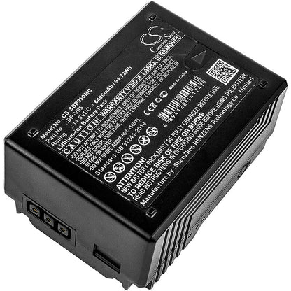 14.8V, 6400mAh, Li-ion Battery fits Sony, Pmw-400, Pmw-500, 94.72Wh