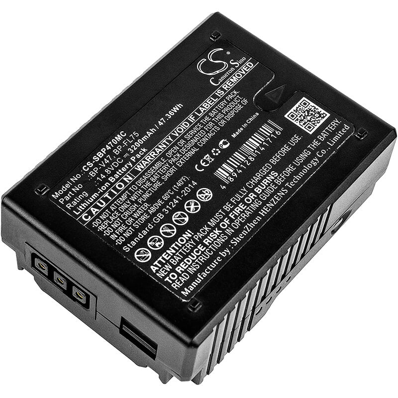 14.8V, 3200mAh, Li-ion Battery fits Sony, Pmw-400, Pmw-500, 47.36Wh