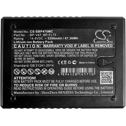 14.8V, 3200mAh, Li-ion Battery fits Sony, Pmw-400, Pmw-500, 47.36Wh