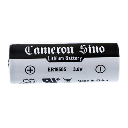 3.6V, 4000mAh, Li-SOCl2 Battery fits Cameron Sino, Cs-er18505, 14.4Wh