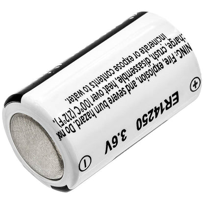 3.6V, 1200mAh, Li-SOCl2 Battery fits Cameron Sino, Cs-er14250, 4.32Wh