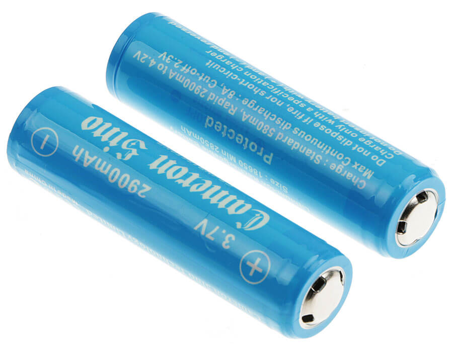 3.7V, 2900mAh, Li-ion Battery fits Cameron Sino, 10440, 13450, 10.73Wh