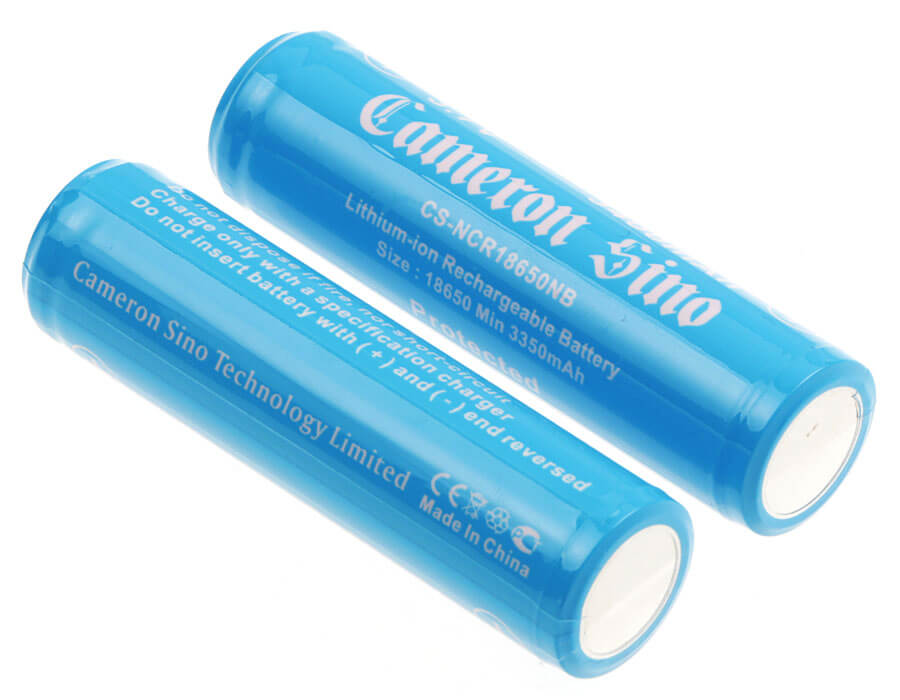 3.7V, 3400mAh, Li-ion Battery fits Cameron Sino, 10440, 13450, 12.58Wh