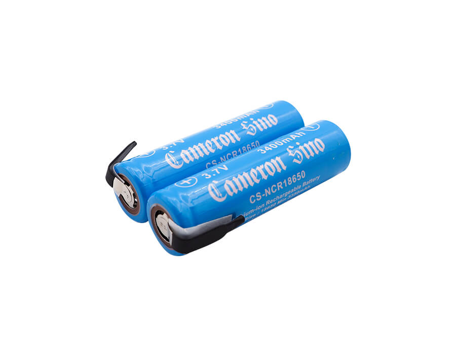 3.7V, 3400mAh, Li-ion Battery fits Cameron Sino, Cs-ncr18650nr, 12.58Wh