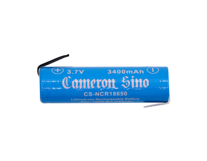 3.7V, 3400mAh, Li-ion Battery fits Cameron Sino, Cs-ncr18650nr, 12.58Wh