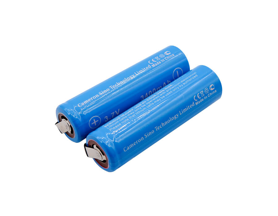 3.7V, 3400mAh, Li-ion Battery fits Cameron Sino, Cs-ncr18650nt, 12.58Wh