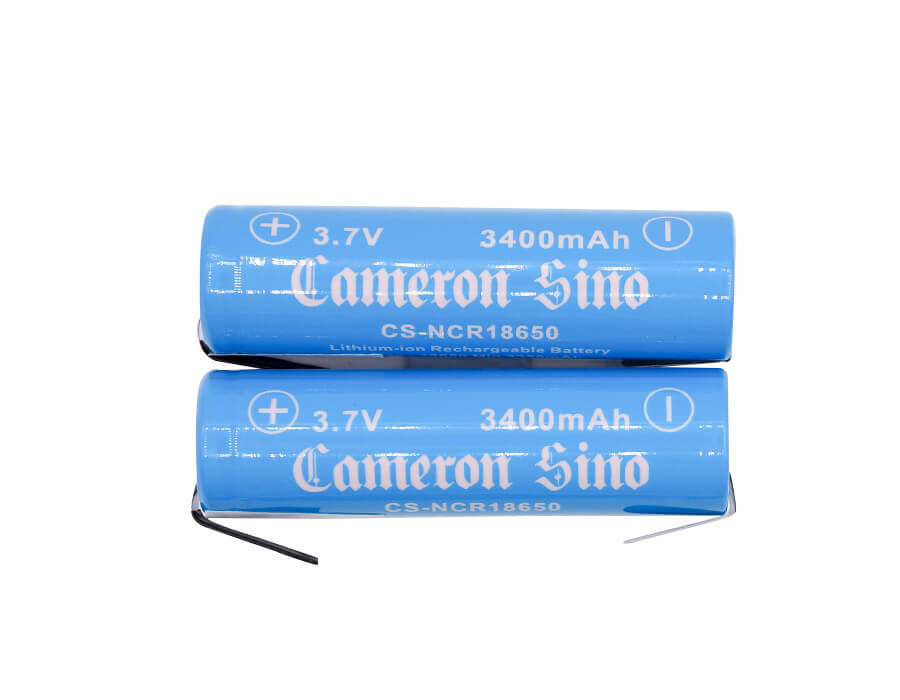 3.7V, 3400mAh, Li-ion Battery fits Cameron Sino, Cs-ncr18650nt, 12.58Wh