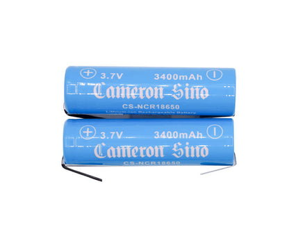 3.7V, 3400mAh, Li-ion Battery fits Cameron Sino, Cs-ncr18650nt, 12.58Wh