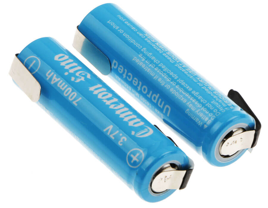 3.7V, 700mAh, Li-ion Battery fits Cameron Sino, Cs-icr14500nr, 2.59Wh