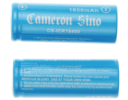3.7V, 1600mAh, Li-ion Battery fits Cameron Sino, Cs-icr18490ne, 5.92Wh