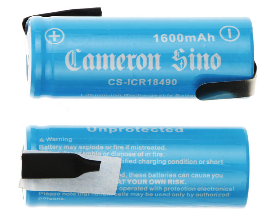 3.7V, 1600mAh, Li-ion Battery fits Cameron Sino, Cs-icr18490nr, 5.92Wh