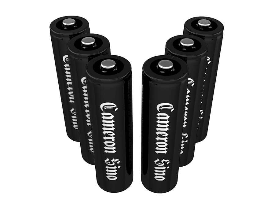 1.2V, 2200mAh, 6 x Ni-MH Battery fits Cameron Sino, 10440, 13450, 2.64Wh