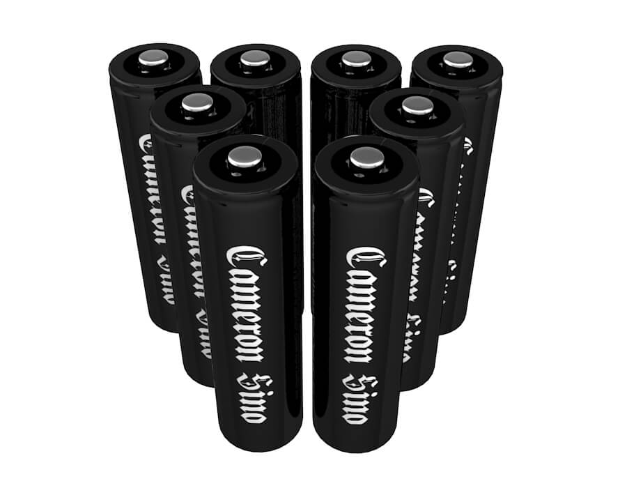 1.2V, 2200mAh, 8 x Ni-MH Battery fits Cameron Sino, 10440, 13450, 2.64Wh