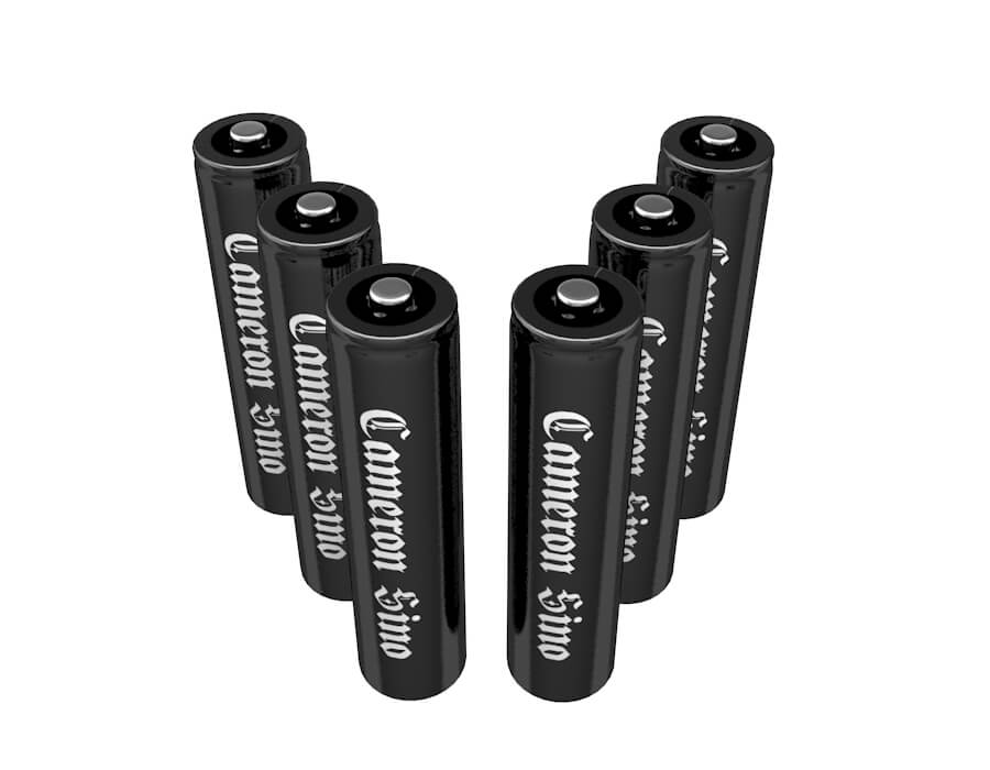 1.2V, 800mAh, 6 x AAA Ni-MH Battery fits Cameron Sino, 10440, 13450, 0.96Wh