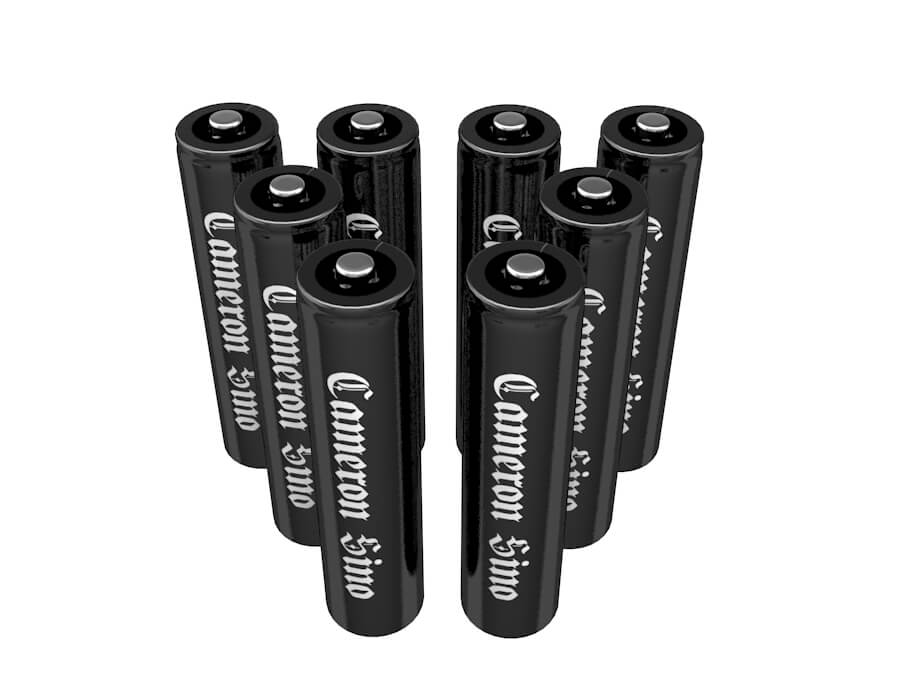 1.2V, 800mAh, 8 x AAA Ni-MH Battery fits Cameron Sino, 10440, 13450, 0.96Wh