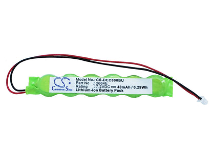 7.2V, 40mAh, Ni-MH Battery fits Dell, Inspiron 3700, Inspiron 3800, 0.288Wh