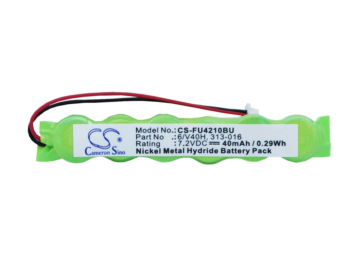 7.2V, 40mAh, Ni-MH Battery fits Fujitsu, Lifebook T4210, Lifebook T4215, 0.288Wh