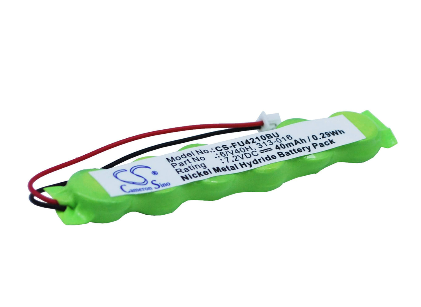7.2V, 40mAh, Ni-MH Battery fits Fujitsu, Lifebook T4210, Lifebook T4215, 0.288Wh
