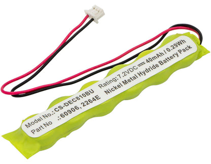 7.2V, 40mAh, Ni-MH Battery fits Toshiba, Portege 300, Portege 300ct, 0.288Wh