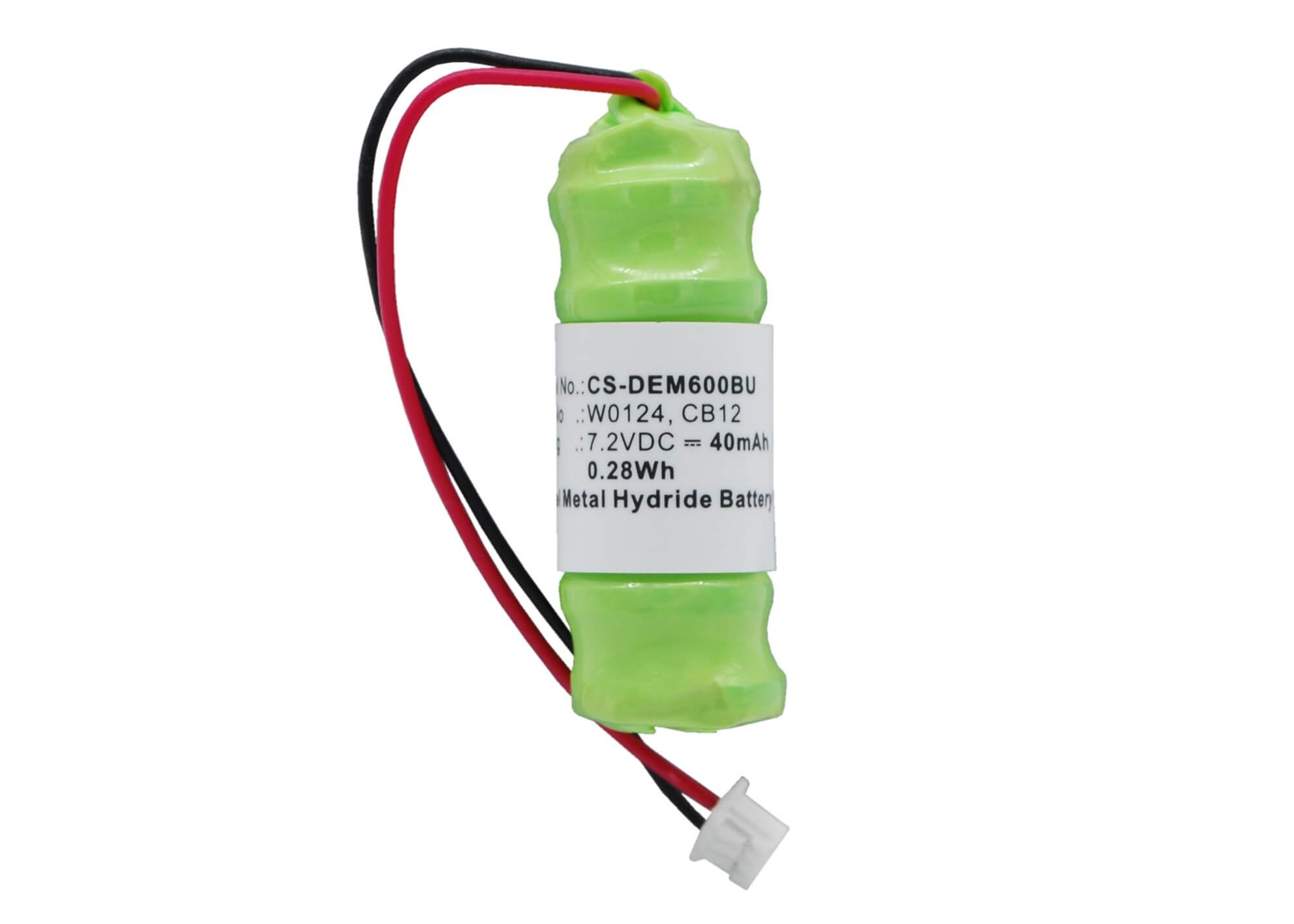7.2V, 40mAh, Ni-MH Battery fits Dell, Inspiron 8500, Inspiron 8600, 0.288Wh