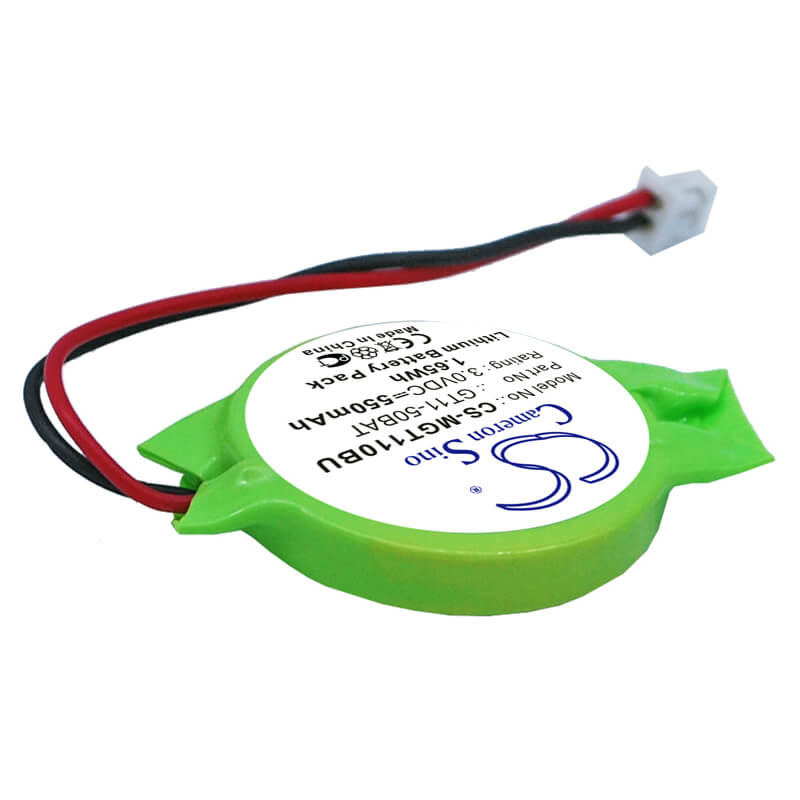 3.0V, 550mAh, Lithium Battery fits Mitsubishi, Got 1000 Series Display Termin, Gt10 Graphic Terminals, 1.65Wh