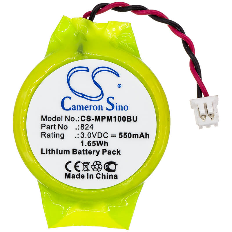 3.0V, 550mAh, Lithium Battery fits Verifone, Mpm-100, Vx600 Bluetooth, 1.65Wh