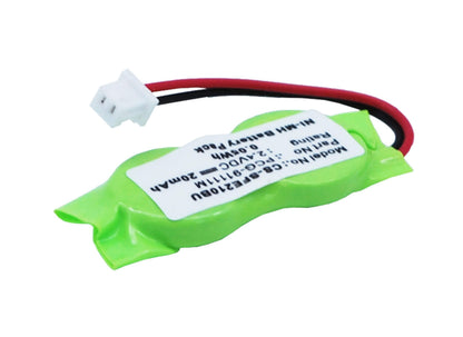 2.4V, 20mAh, Ni-MH Battery fits Sony, Vaio Pcg-7134m, Vaio Pcg-7154m, 0.048Wh