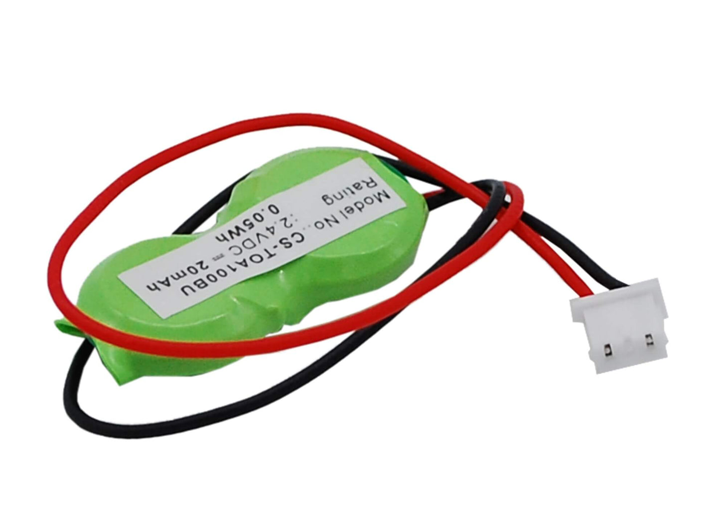 2.4V, 20mAh, Ni-MH Battery fits Toshiba, Dynabook Cx/3214cmsw, Dynabook Db50c/dc8, 0.048Wh