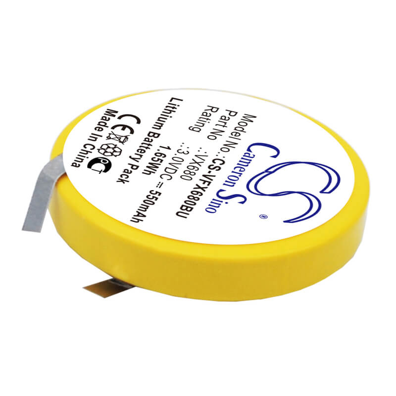 3.0V, 550mAh, Lithium Battery fits Verifone, Vx680, Vx680 Wireless Credit Card Mac, 1.65Wh