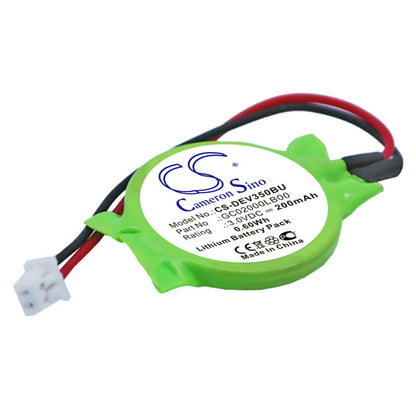 3.0V, 200mAh, Lithium Battery fits Dell, Vostro 1015, Vostro 1310, 0.6Wh