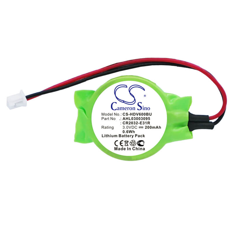 3.0V, 200mAh, Lithium Battery fits Medion, Md41300, Md41500, 0.6Wh