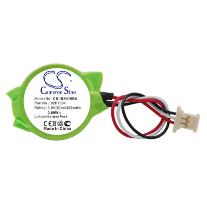 3.0V, 200mAh, Lithium Battery fits Lenovo, Thinkpad X200, Thinkpad X200 7454, 0.6Wh