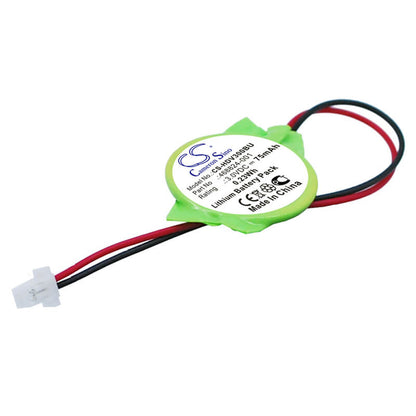 3.0V, 75mAh, Lithium Battery fits Compaq, Armada E500, Armada E700, 0.225Wh