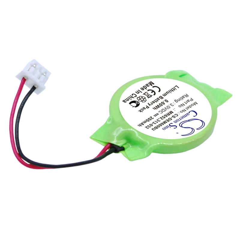 3.0V, 200mAh, Lithium Battery fits Dell, Latitude E6320, Latitude E6420, 0.6Wh