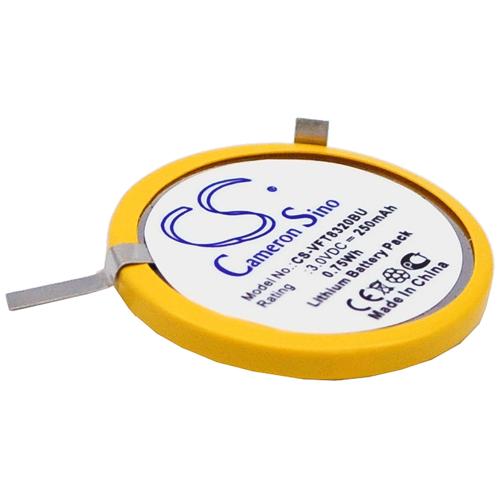 3.0V, 250mAh, Lithium Battery fits Verifone, Nurit 8320, 0.75Wh