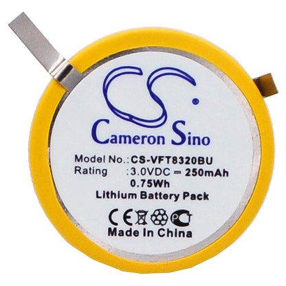 3.0V, 250mAh, Lithium Battery fits Verifone, Nurit 8320, 0.75Wh